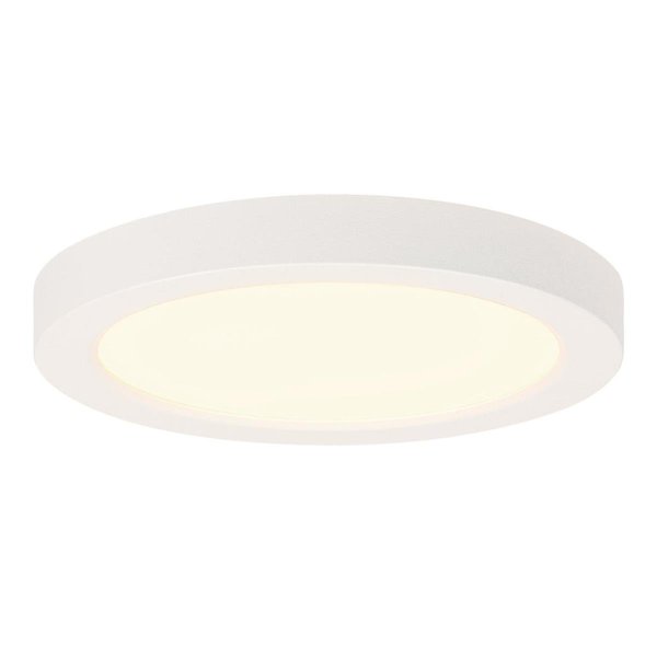 Westinghouse Fixture Ceiling LED Flush-Mount 11W Clear Slct Rnd 5In White White Frosted Shd 6111900